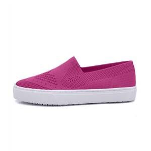 NEW LAFORST women's jazz slip-on shoes in berry